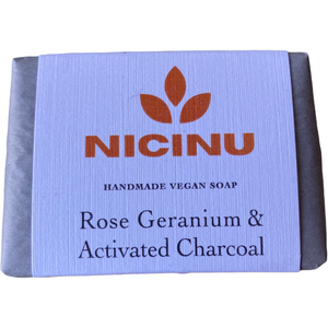 Rose Geranium and Activated Charcoal